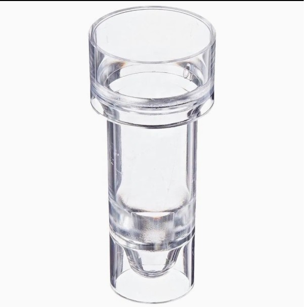 Sample Cups, 2mL Capacity, Transparent Laboratory Containers, Pack of 100, For Hitachi, Human, Vitros Machine